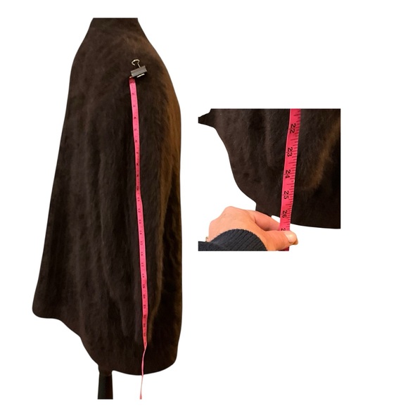 VNTG Angora Mobwife Fuzzy Open Front Coat - Picture 13 of 16